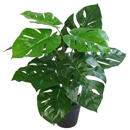 Monstera Lövformad konstgjord växt 80 cm LEAF-7151