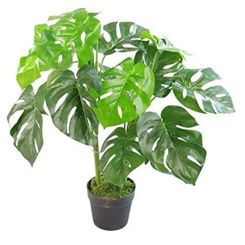 Monstera Lövformad konstgjord växt 80 cm LEAF-7151