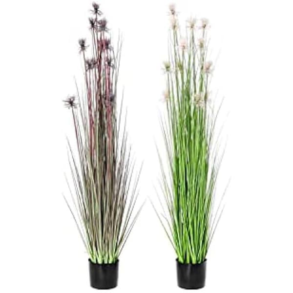 Dekorativ växt - DKD HEMINNREDNING - Standard - Lila och rosa - PVC och polyeten - 47 x 49 x 185 cm