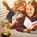 Miniatyrbild 3 av 11: Evighetsros 24k Guldpläterad Diamantros med Belysning i Gåvoförpackning