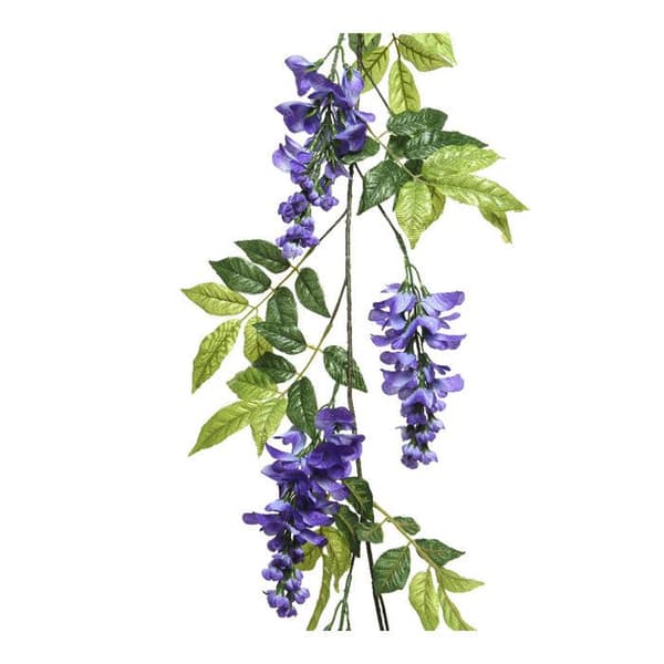 Konstgjord blåregn (Wisteria) lila 150cm