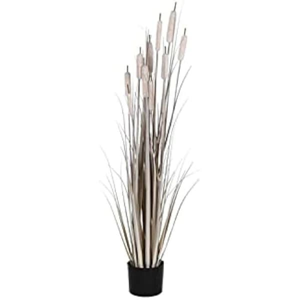 Dekorativ växt Rushes - DKD HEMINREDNING - 35 x 35 x 120 cm - Inomhus - Att placera - Konstgjord växt
