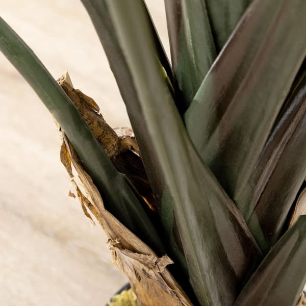 Rootz Artificial Bird of Paradise Plant - Strelitzia - Faux Greenery - Realistic Decor - 180 cm High - Inkluderer 13 blade og 2 blomster med gryde