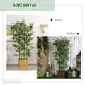 Miniatyrbillede 5 af 11: Rootz kunstig bambusplante - dekorativ plante - faux plante - ægte look - let pleje - 180 cm høj - gryde: 35L x 10W x 10H cm