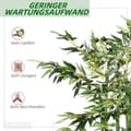 Miniatyrbillede 6 af 11: Rootz kunstig bambusplante - dekorativ plante - faux plante - ægte look - let pleje - 180 cm høj - gryde: 35L x 10W x 10H cm