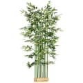 Miniatyrbillede 10 af 11: Rootz kunstig bambusplante - dekorativ plante - faux plante - ægte look - let pleje - 180 cm høj - gryde: 35L x 10W x 10H cm