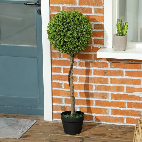 Rootz Artificial Eucalyptus Tree Set på 2 - faux planter - dekorative træer - Easy Care - 90 cm