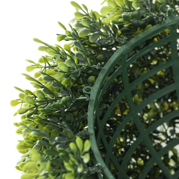 Rootz Sæt med 2 Boxwood Ball Artificial Plants - Faux Husplant - Dekorativt grønt - UV -beskyttelse - Ø40CM