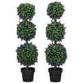 Miniatyrbillede 10 af 11: Rootz Sæt med 2 kunstige lavendeltræer - Fake Plant - Faux Greenery - UV -resistent - 110 cm højde, Ø20cm gryde til indendørs/udendørs brug