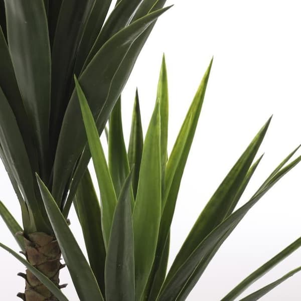 Glimmerdekorationer Yucca Konstgjorda växter - H120 x Ã˜70 cm