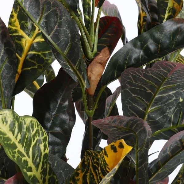Glimmerdekorationer Croton Konstgjord växt - H73 x Ø40 cm - Färgglad