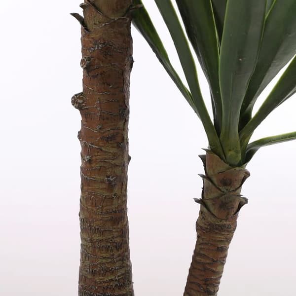 Glimmerdekorationer Yucca Konstgjorda växter - H120 x Ø70 cm