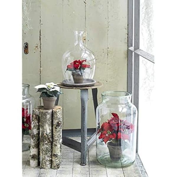 Blomkruka - MICA DECORATIONS - Röd - Ø 11,5 cm - Höjd 27 cm - Lätt att underhålla