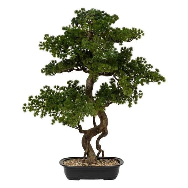 Konstgjord bonsai "Polin" kruka i keramik H86cm - Atmosphera inredningsdesigner - Grön
