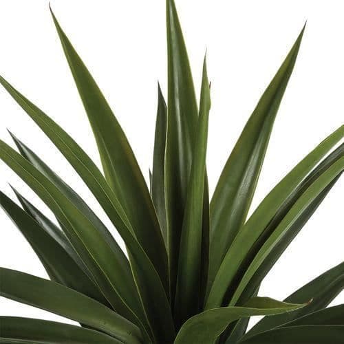 Konstgjord grön växt - H. 130 cm - Grå