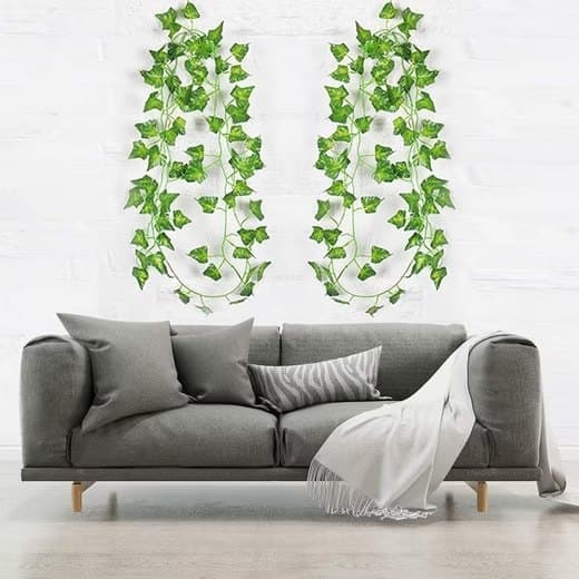 Keinotekoinen murattiseppele 220 cm - Riippuva muratti lehdillä puutarhaan, häihin, juhliin ja seinäkoristeluun