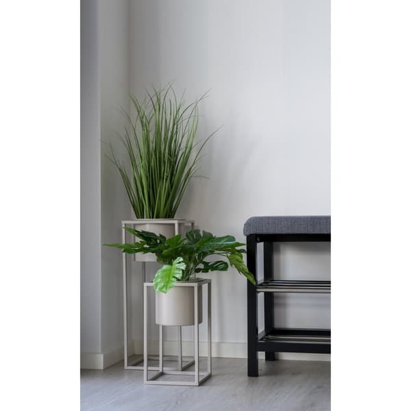 Rootz Artificial POA Grass - Realistic Greenery - Faux Grass Plant - lågt underhållsdekor - 30x30x68 cm