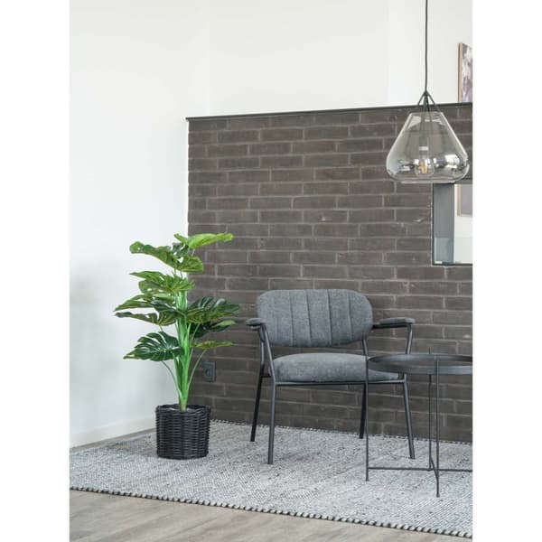 Rootz Artificial Montera Plant - Faux Greenery - Dekorativ tropisk grön - inget underhåll - 17 cm x 18 cm x 90 cm