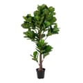 Miniatyrbild 1 av 3: Rootz Artificial Fiddle Leaf Tree - Faux Lövverk - Dekorativ växt - Hassle -Free Elegance - 81x93x190cm