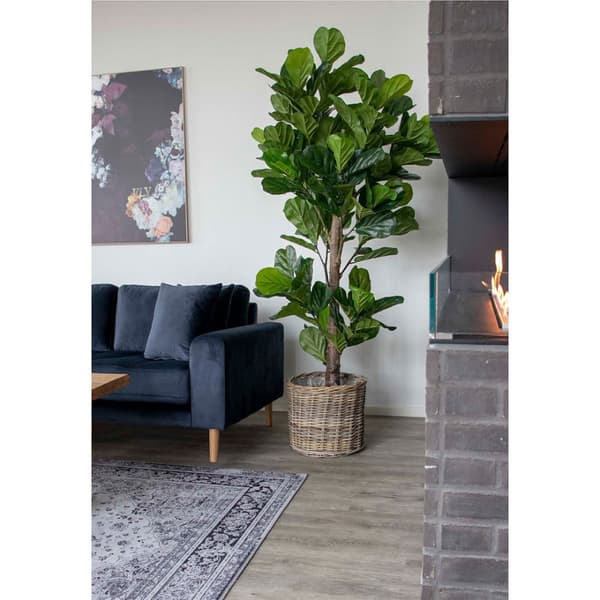 Violinfigen kunstig plante H190 cm grønn.