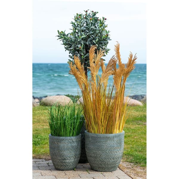 Græs kunstig plante H110 cm natur.