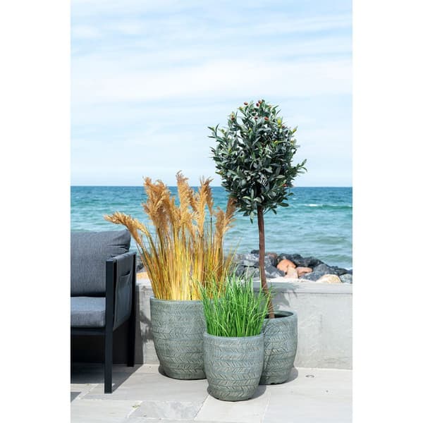 Græs kunstig plante H110 cm natur.