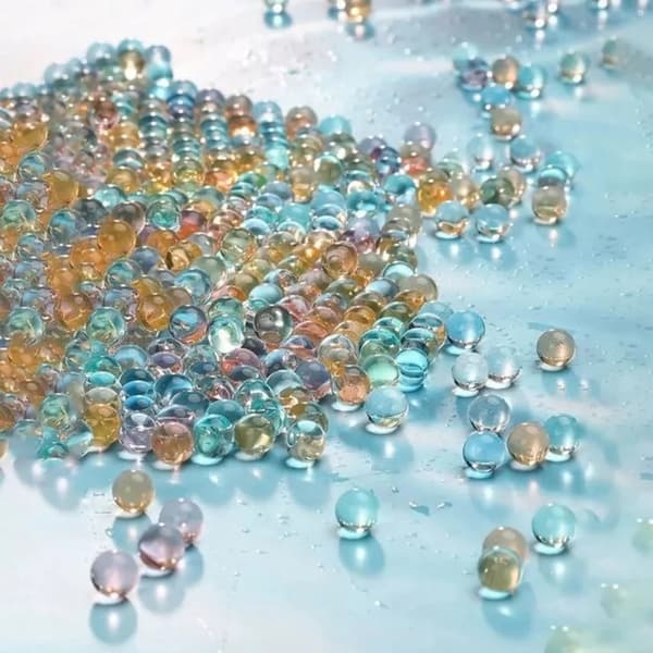 Gelkugler farvet vand til blomster hydrogel jord 50000 stk Hydrogel