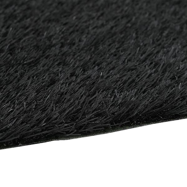 vidaXL Konstgräs Svart Polyeten, Polypropylen, SBR 1 x 2 meter, 30mm tjock