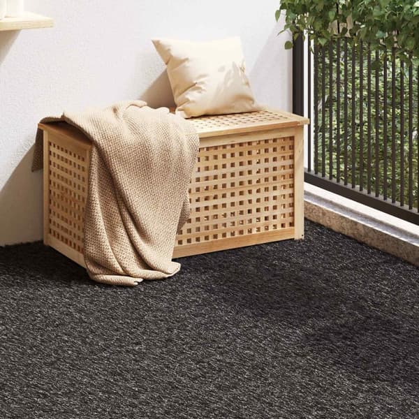 vidaXL Konstgräs Svart Polyeten, Polypropylen, SBR 1 x 2 meter, 30mm tjock