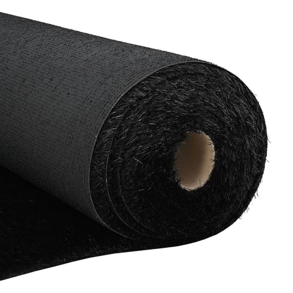 vidaXL Konstgräs Svart Polypropylen med SBR-bakgrund 1 x 10 m Konstgräs
