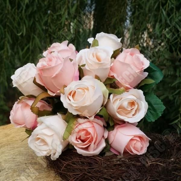 TD® Silk Flower Bukett Idealisk och trendig dekoration för vardagsrummet Underbar Sidenpion Dekorativ elegans