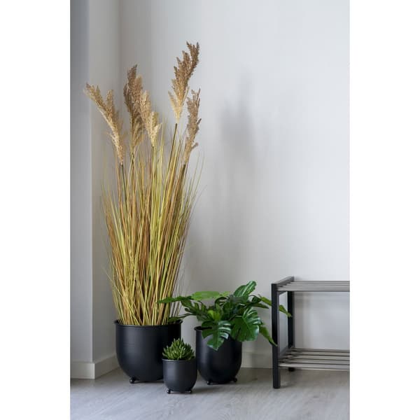 Plante, Kunstig Sorghum Græs, 35x30x110 cm, Naturlig