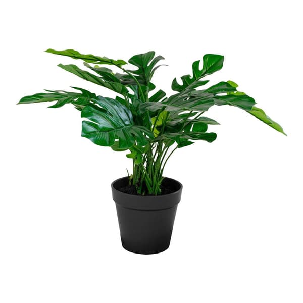 Plante, Kunstig Monstera, 40x45 cm, Grøn