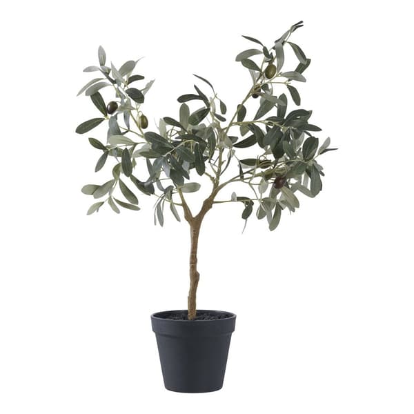 Kunstig plante, Oliventræ, 36,5x22,5x61 cm, Grøn