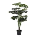 Miniatyrbillede 1 af 4: Plante, Kunstig Monstera, 90 cm, Grøn