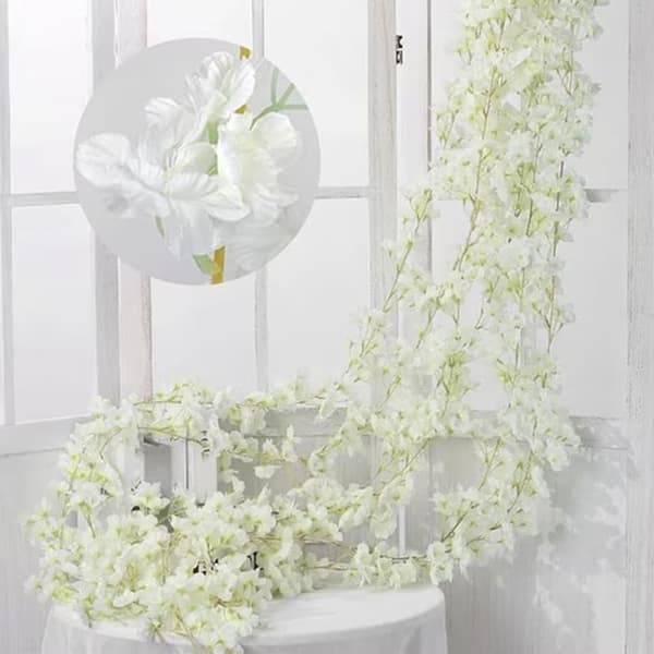 Konstgjorda Körsbärsblommor 1/3/12 St 180 cm Flera färger att välja mellan