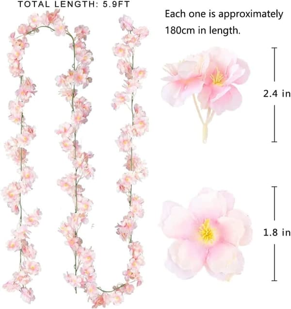 Konstgjorda Körsbärsblommor 1/3/12 St 180 cm Flera färger att välja mellan