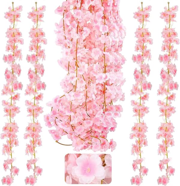 Konstgjorda Körsbärsblommor 1/3/12 St 180 cm Flera färger att välja mellan