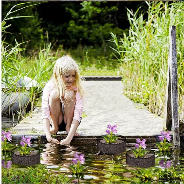 INF Mesh Aquatic Plant Pot - Sett med 4 for Vannhager Square
