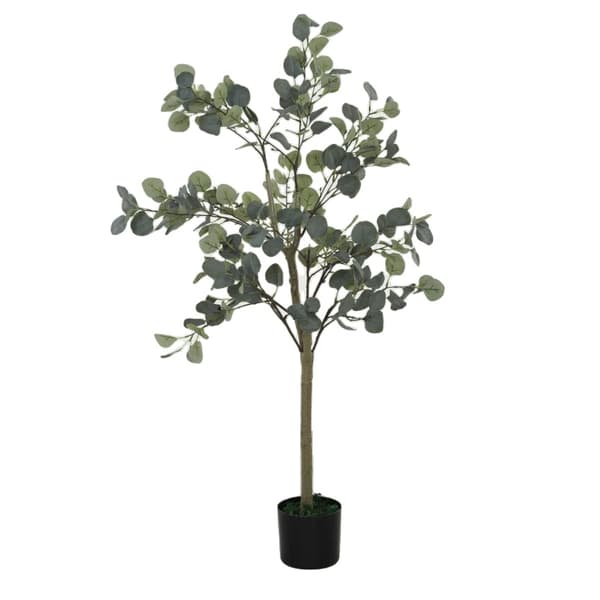 Kunstig Eucalyptus Træ, Realistiske Silke Blade, Fleksible Grene, Stabilt Design