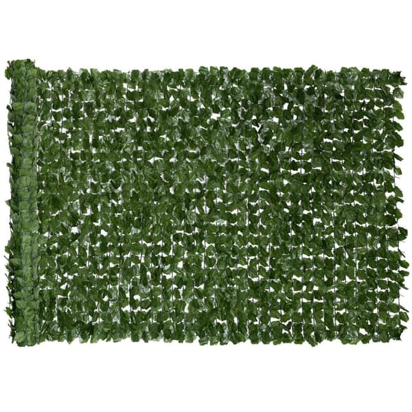 Rootzin keinotekoinen muratti hedge Privacy Screen - puutarhakoriste - UV -kestävät viheralueet - suurin yksityisyys - 3L x 1,5H M
