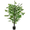 Miniatyrbillede 1 af 10: Rootz Artificial Ficus Tree - Art Plant - Realistisk udseende - Evergreen & Easy Care - Plastic & Cement Pot - 135 cm højde