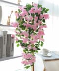 Miniatyrbillede 1 af 4: 90cm kunstig kirsebærblomst vin, UV-bestandig hængende kunstig lavet, vægdekoration til bryllup og hjem