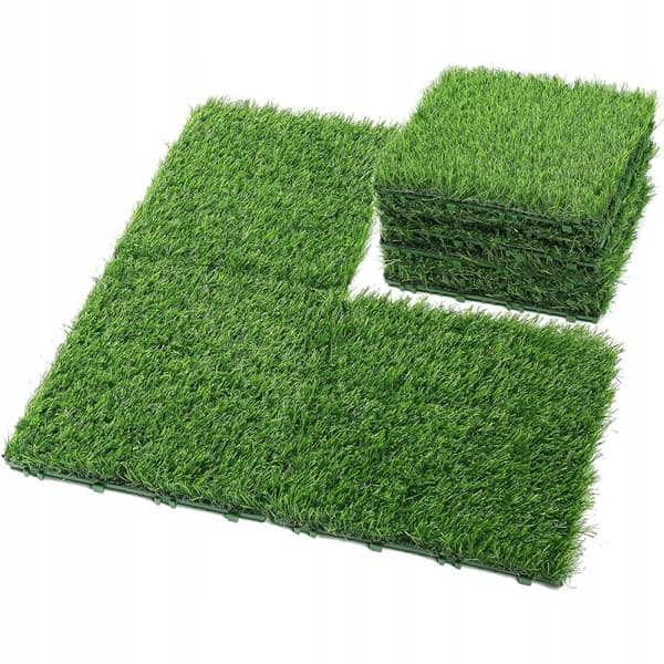 Konstgräs för balkong, terrass, trädgård, dekorativ och vacker 30x30cm