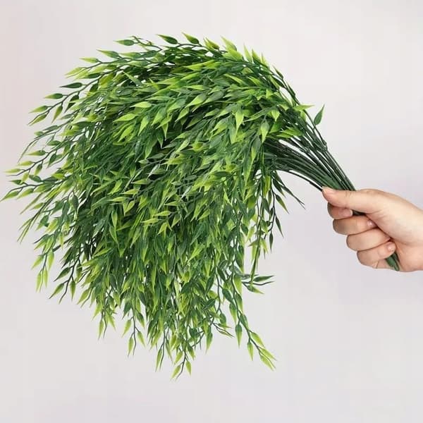 KONSTGJORD VÄXT VILD WILKINA HÄNGANDE HEM REALISTISK BLOMM 50cm