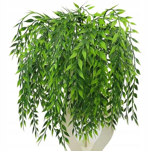 KONSTGJORD VÄXT VILD WILKINA HÄNGANDE HEM REALISTISK BLOMM 50cm