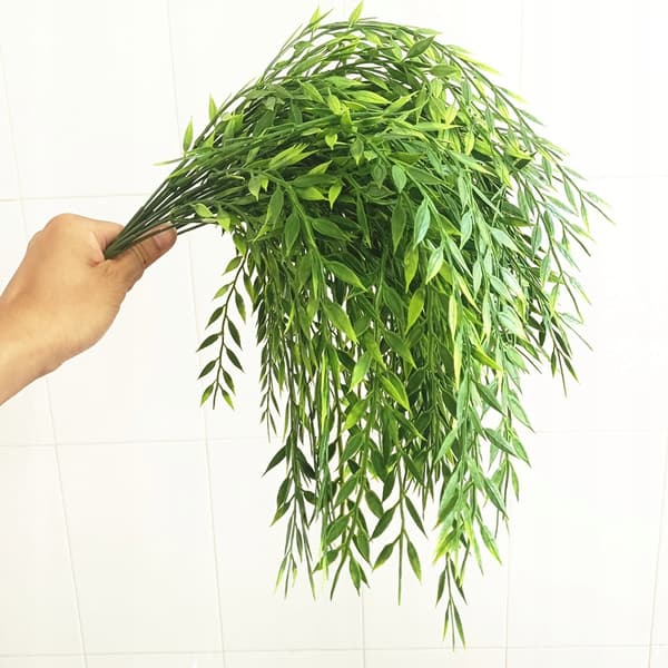 KONSTGJORD VÄXT VILD WILKINA HÄNGANDE HEM REALISTISK BLOMM 50cm