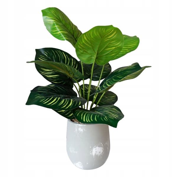 KUNSTIG PLANTEBLOMST I POTTE TIL HJEMMEKONTOR REALISTISK 37 cm CALATEA