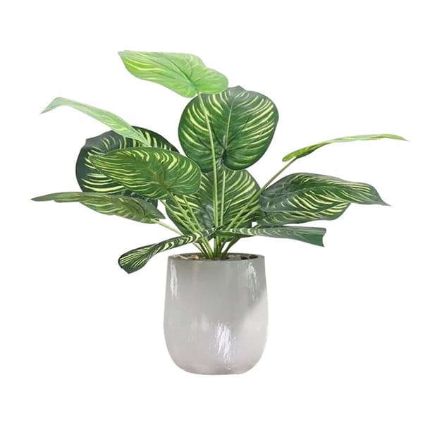 KUNSTIG PLANTEBLOMST I POTTE TIL HJEMMEKONTOR REALISTISK 37 cm CALATEA