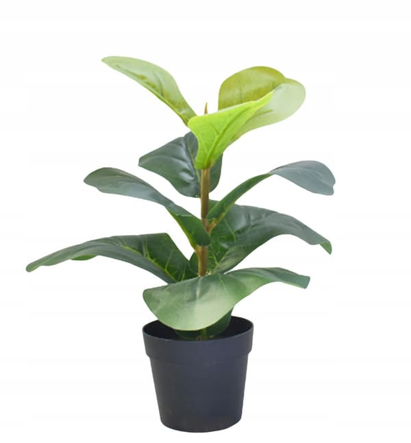 KUNSTIG PLANTEBLOMST I POTTE TIL HJEMMEKONTOR REALISTISK 35CM FICUSS